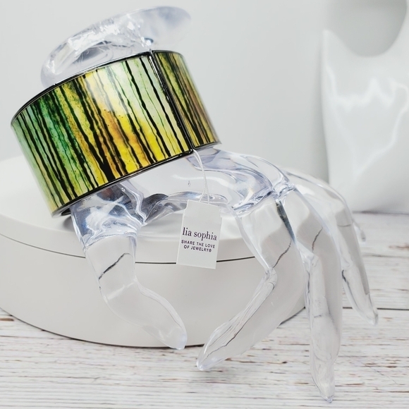 New Lia Sophia sundown stretch cuff bracelet women fashion jewelry #0169 - Picture 9 of 10